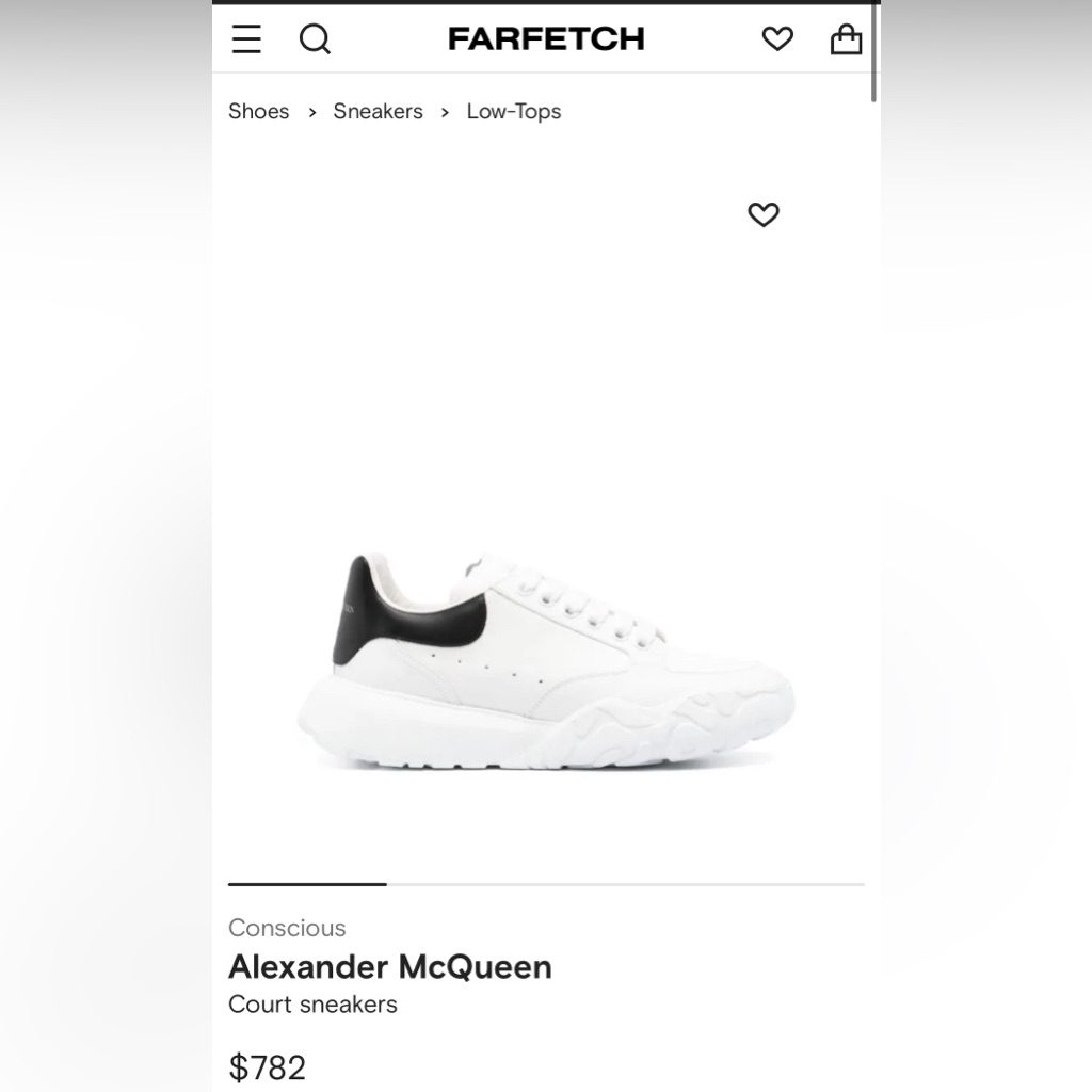 Alexander Mcqueen Court Sneakers - Brand New- Never Worn